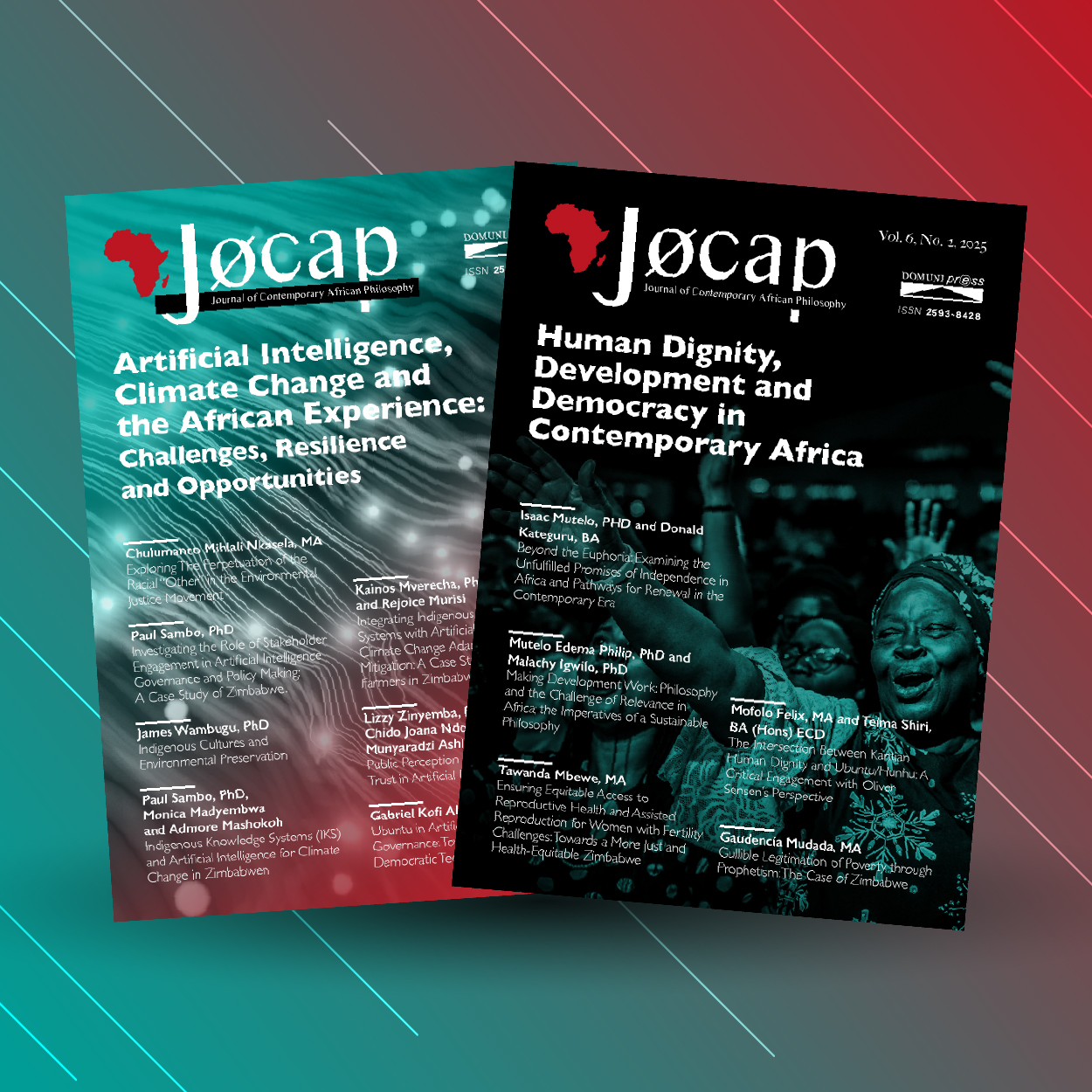 La revue JOCAP publie deux nouveaux numéros