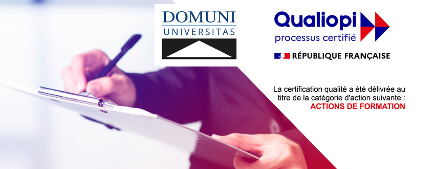 Domuni Universitas تحصل على شهادة "Qualiopi": اعتراف رسمي بالجودة الأكاديمية والمهنية